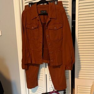 Liverpool Women's Jean Jacket in Rust